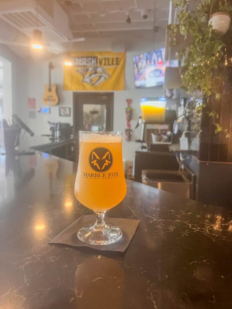 Nash Vegas… Broadway Can Wait, Breweries First: Smile Lines at Marble Fox Brewing