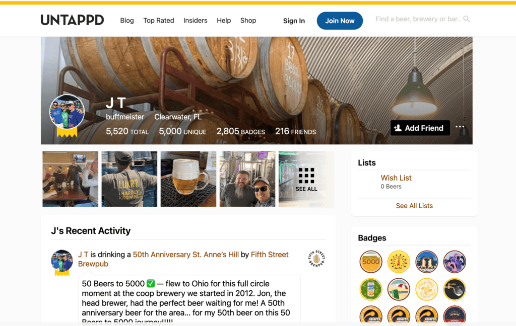 Beer #1 to 5000 Untappd Origin Story