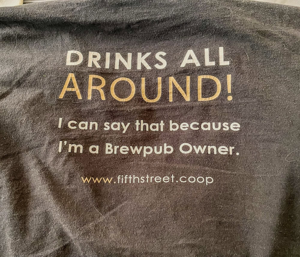 Fifth Street Brewpub original t-shirts