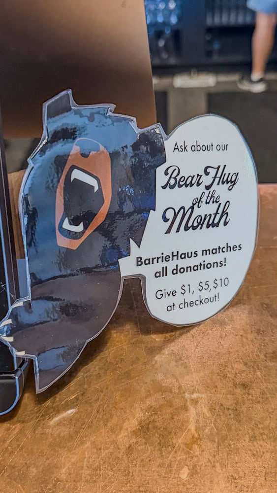 Barriehaus Beer Hug of the Month