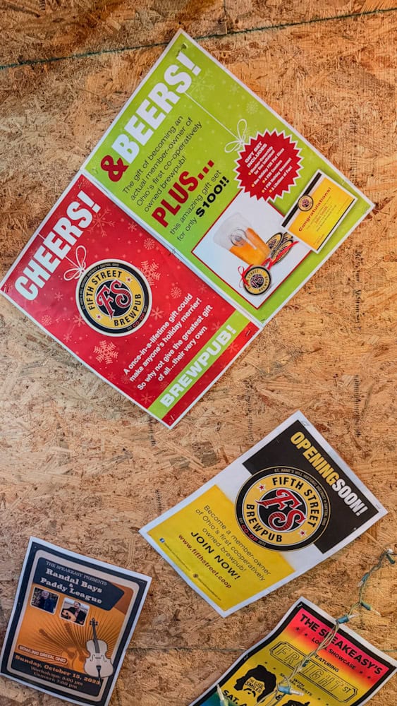 Fifth Street Brewpub Member Drive Posters